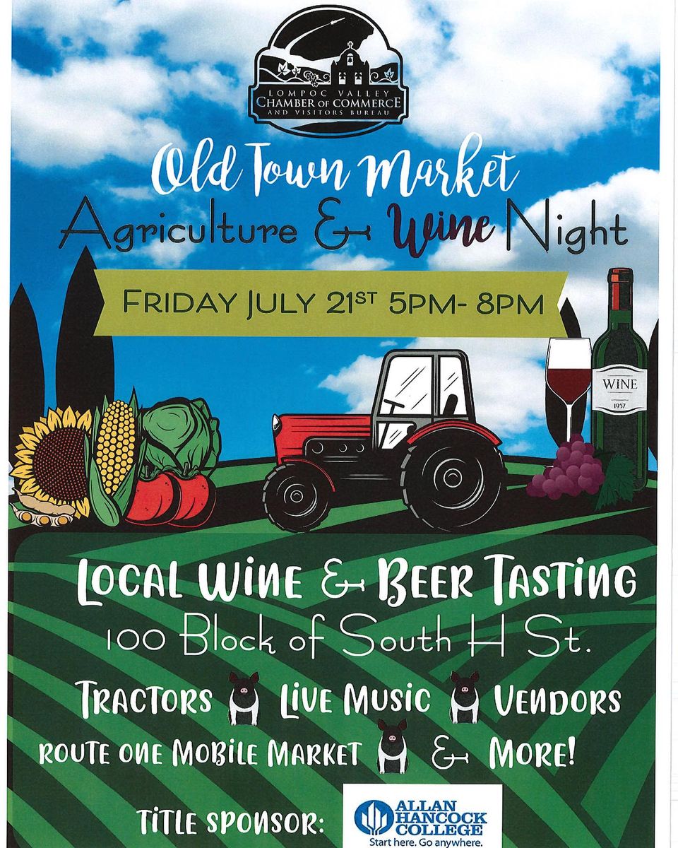 Lompoc Old Town Market Ag NIght – Flying Goat Cellars