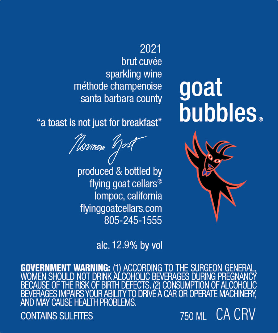 2021 Goat Bubbles, Brut Cuvée