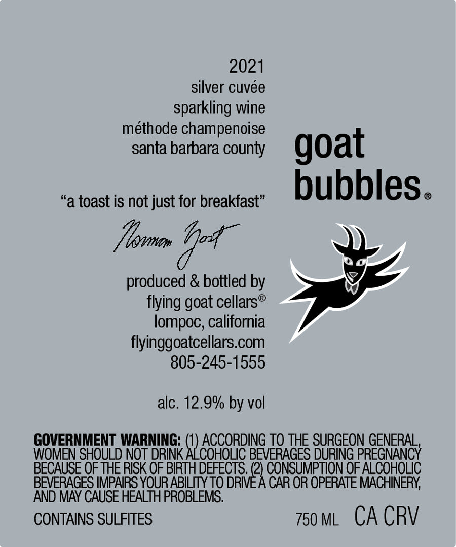 2021 Goat Bubbles, Silver Cuvee