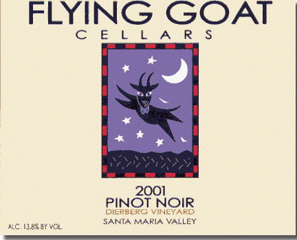 2001 Pinot Noir, Dierberg Vineyard Label Image