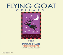 2002 Pinot Noir, Dierberg Vineyard Label Image
