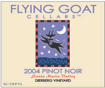 2004 Pinot Noir, Dierberg Vineyard Label Image