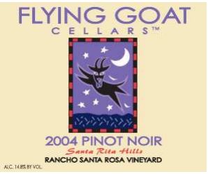 2004 Pinot Noir, Rancho Santa Rosa Vineyard Label Image