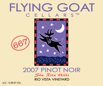 2007 Pinot Noir, Rio Vista Vineyard Clone 667 Label Image
