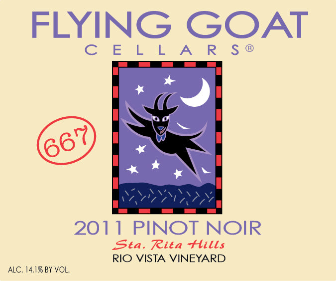 2011 Pinot Noir, Rio Vista Vineyard Clone 667 Label Image
