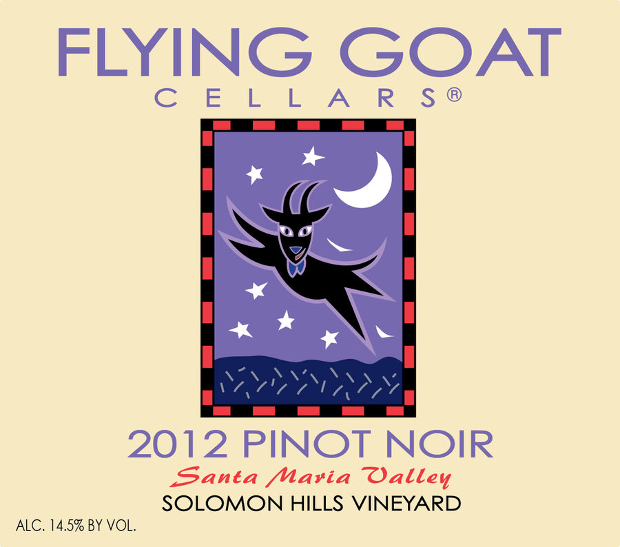 2012 Pinot Noir, Solomon Hills Vineyard Label Image