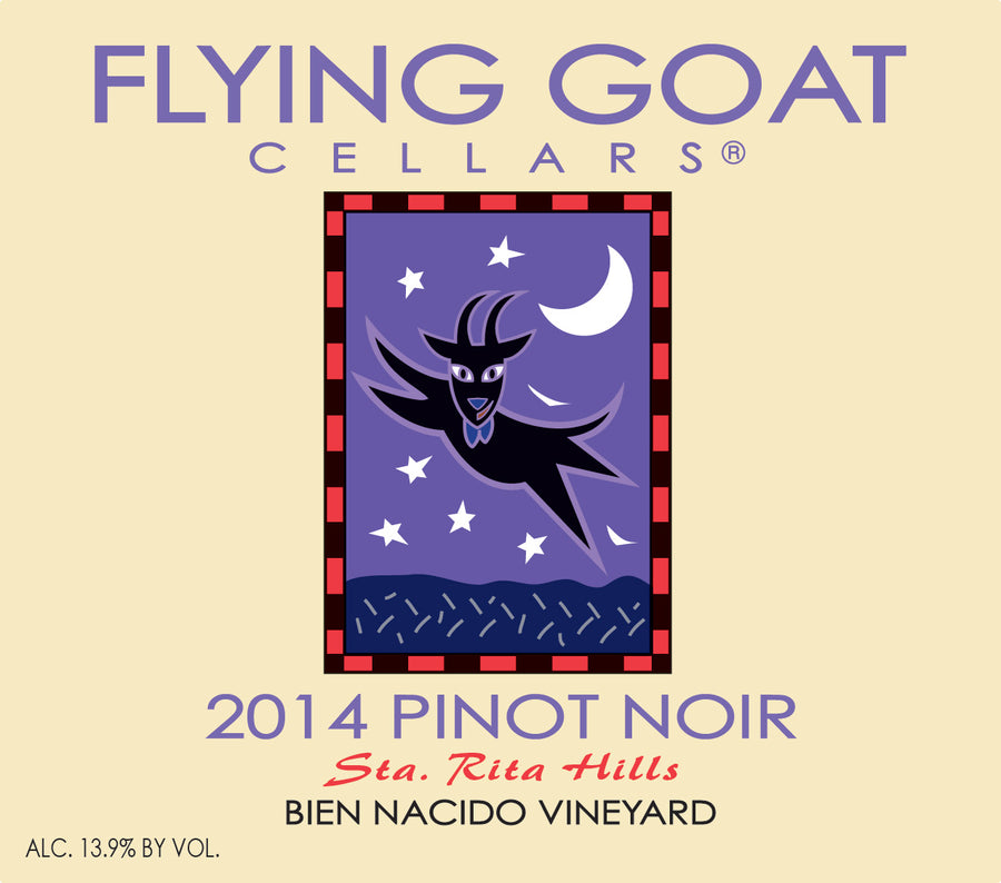 2014 Pinot Noir, Bien Nacido Vineyard Label Image