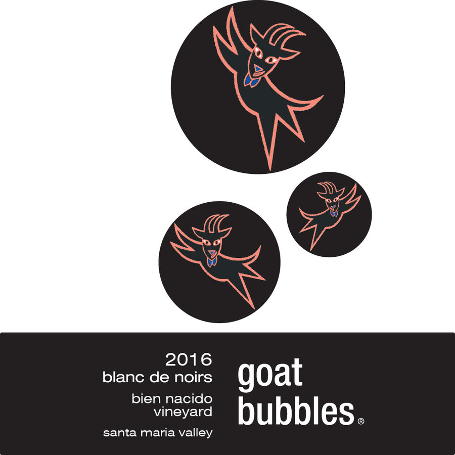 2016 Goat Bubbles, Blanc de Noirs Bien Nacido