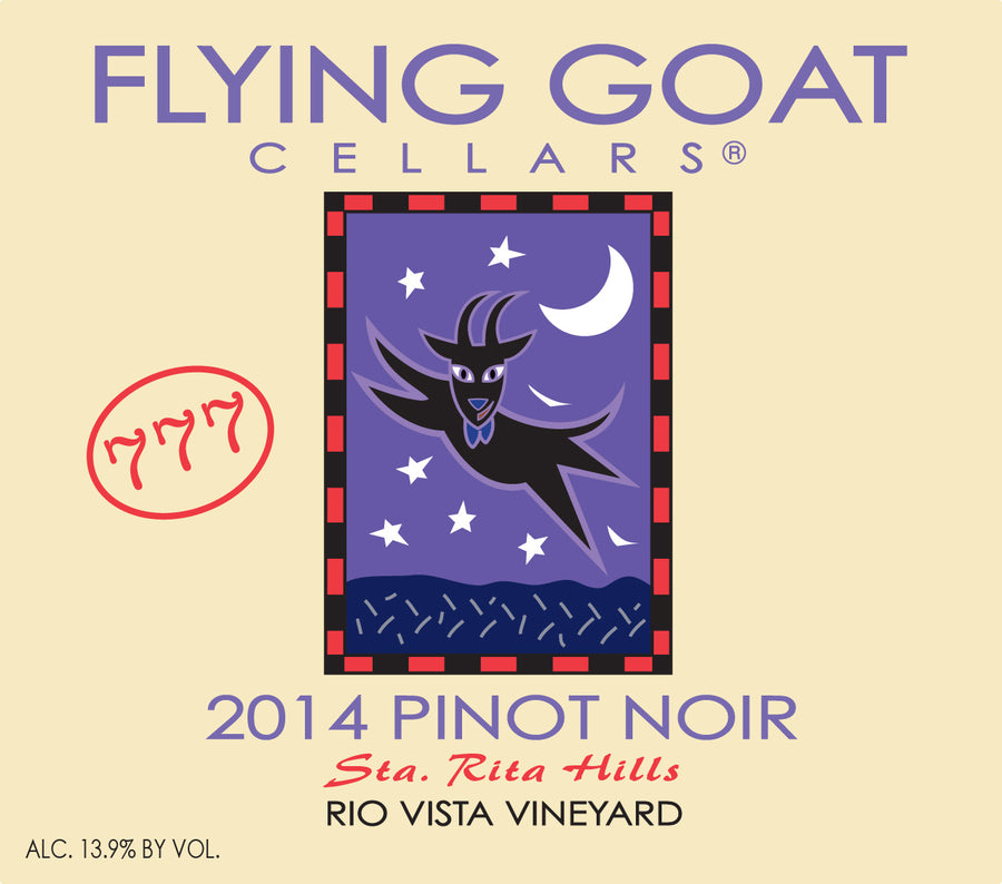 2014 Pinot Noir, Rio Vista Vineyard Clone 777 Label Image