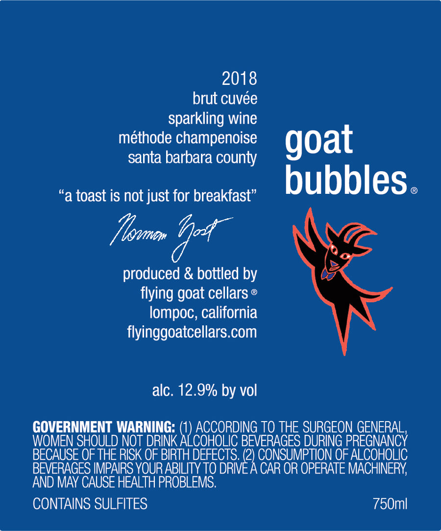 2018 Goat Bubbles, Brut Cuvée